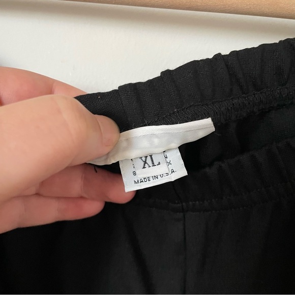 Bryn Walker Modal Wide Leg Stretch Pants Pull On Elastic Waist Black Size XL - Picture 4 of 6